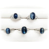 Blue Kyanite Silversmith Rings