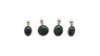 Black Opal Matrix Silversmith Necklaces