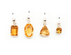 Faceted Citrine Silversmith Necklaces