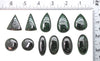Green Goldstone (synthetic) Cabochons