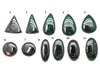 Green Goldstone (synthetic) Cabochons